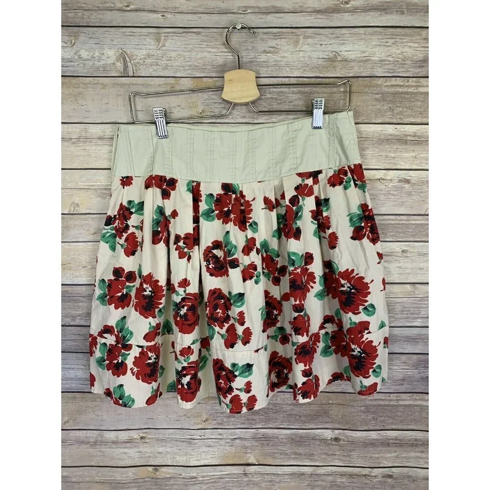 Kimchi Blue UO Size 10 Pleated Floral Boho - Picture 4 of 8